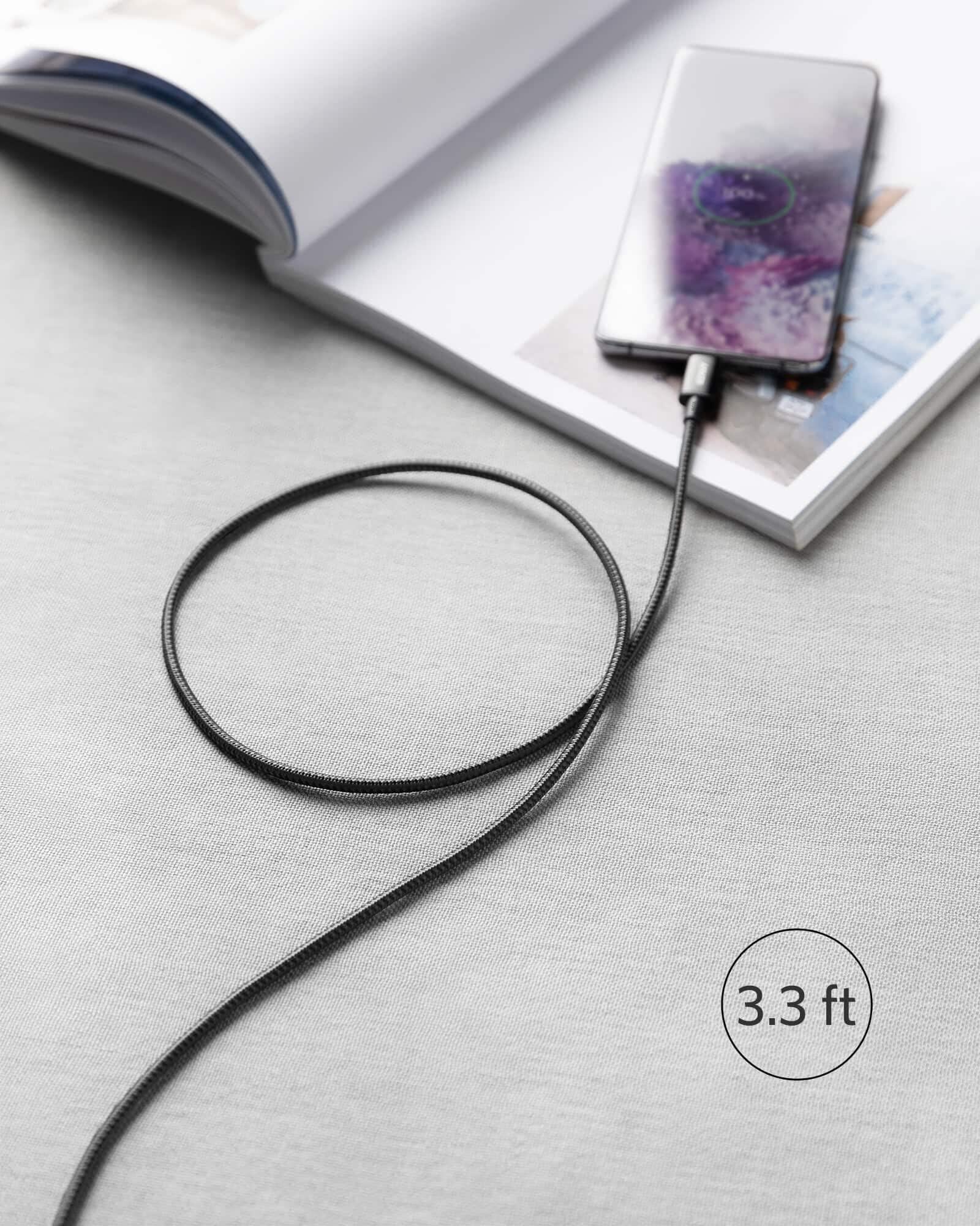 Anker USB C Cable 100W 10ft, USB C to USB C Cable 2.0, Type C 3m Charging Cable Fast Charge for iPhone 15,MacBook Pro,iPad ,Samsung Galaxy