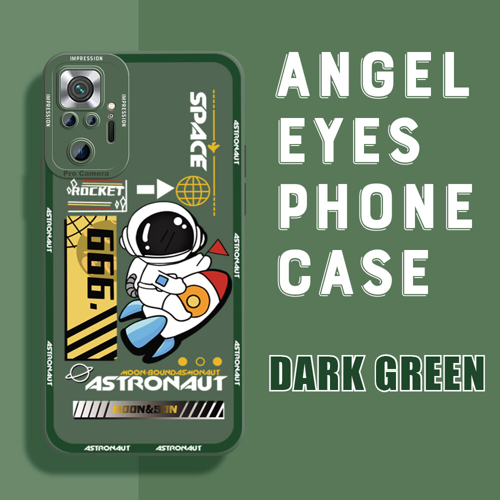 Jizetin phone casing for redmi note 11 note 11 pro note 11 pro 5g note 11s note 10 note 10 5g note 10 pro note 10s cute cartoon space astronaut soft rubber cellphone casing new full lens camera protect shockproof case
