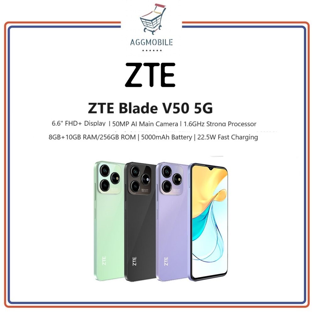 My Zte Blade V50 Design 8gb10gb Ram256gb Rom 50mp Ai Camera