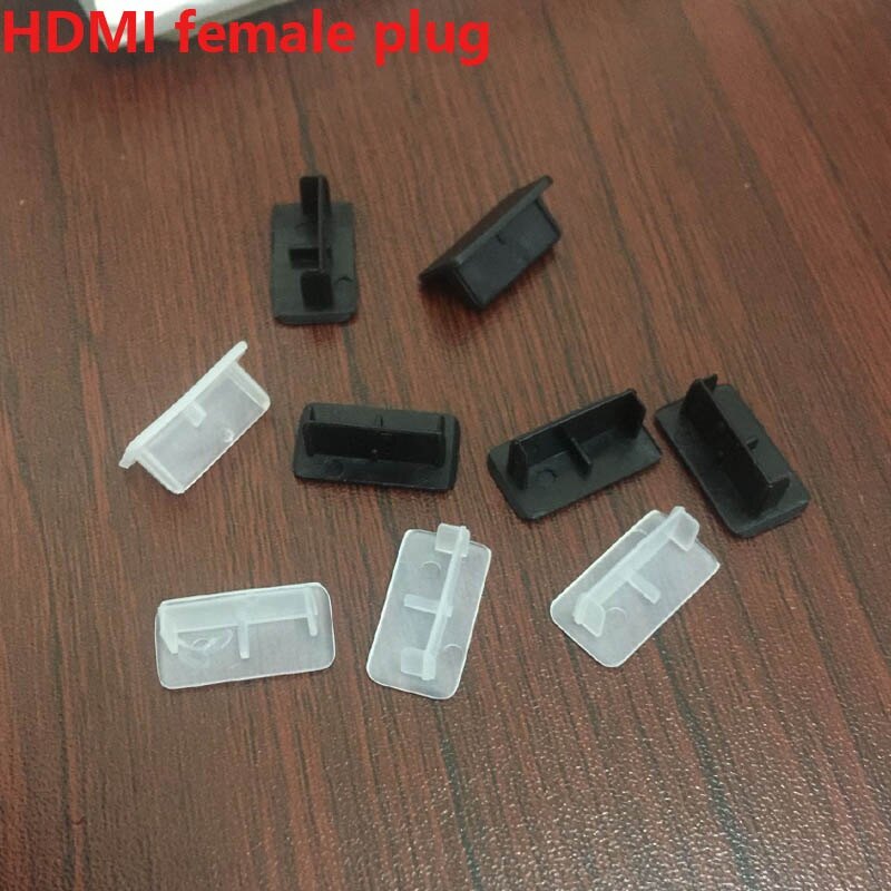 100 PCs HDMI anti-dust cover HDMI high-definition cable dustproof cover protective case plug plastic cover dustproof cap