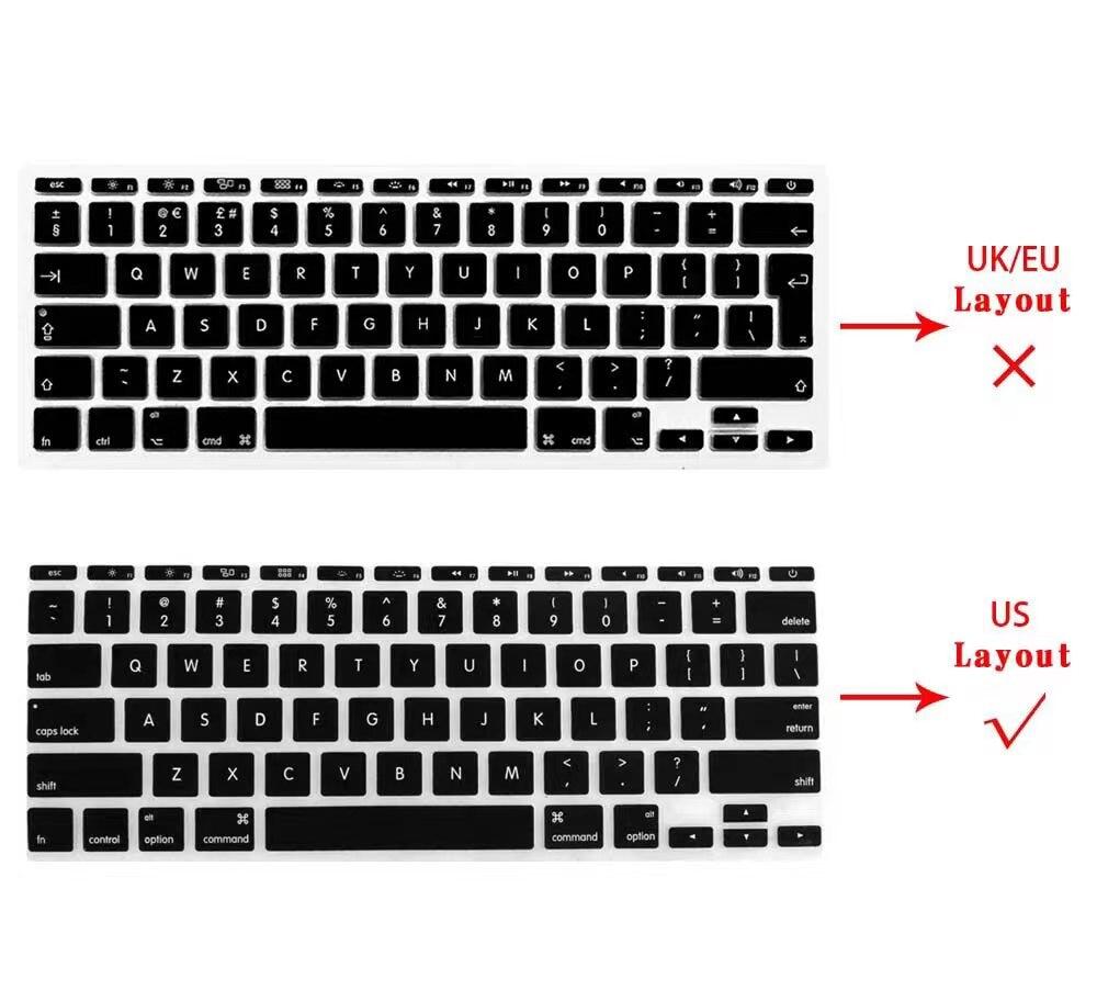 For Apple Macbook Air 11 13/MacBook Pro 13/16/15 Inch Laptop Case Hard Shell Protective Case+Screen Protector+Keyboard Cover