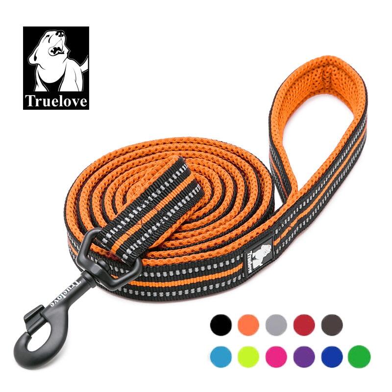 Truelove Soft Mesh Nylon Dog Leash Double Trickness Running Reflective ...