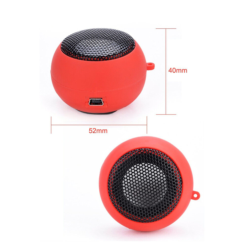 Music Player for Phone PC Mini 3.5mm Jack Wired Amplifier Bluetooth Hamburger Speaker Sound Box