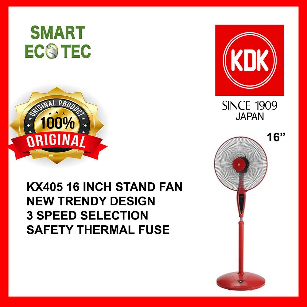 KDK 16" STAND FAN (100 ORIGINAL NEW SET) KX405 / KX405 Lazada