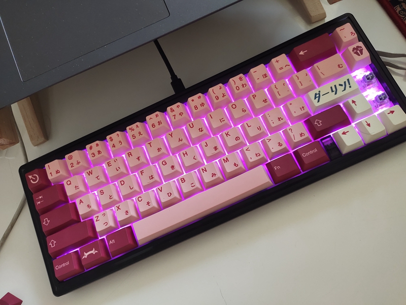 【Keycap only】gmk Darling Keycaps 129 Phím Cherry Profile PBT năm mặt thăng hoa Keycaps cho công tắc Cherry MX Bàn Phím Cơ RK61/Anne Pro 2/gk61