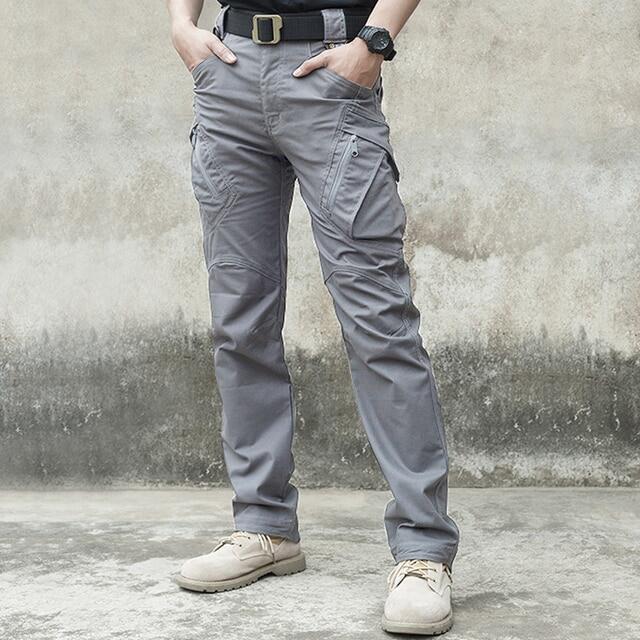 IX9 City Military Tactical Pants Men SWAT Combat Army Pants Casual Men Hiking Pants Outdoor Camping Cargo Waterproof Pants