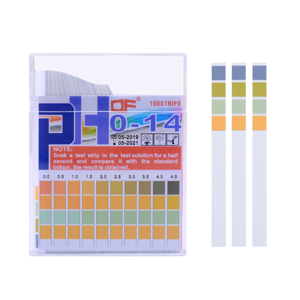 Rcyago 100 Que/Hộp PH Thử Đầy Đủ Quy Mô Đèn Báo Giấy Thử Nghiệm Cao Cấp Quỳ Bút Thử Giấy Lý Tưởng Cho kiểm Tra Độ PH Của Nước