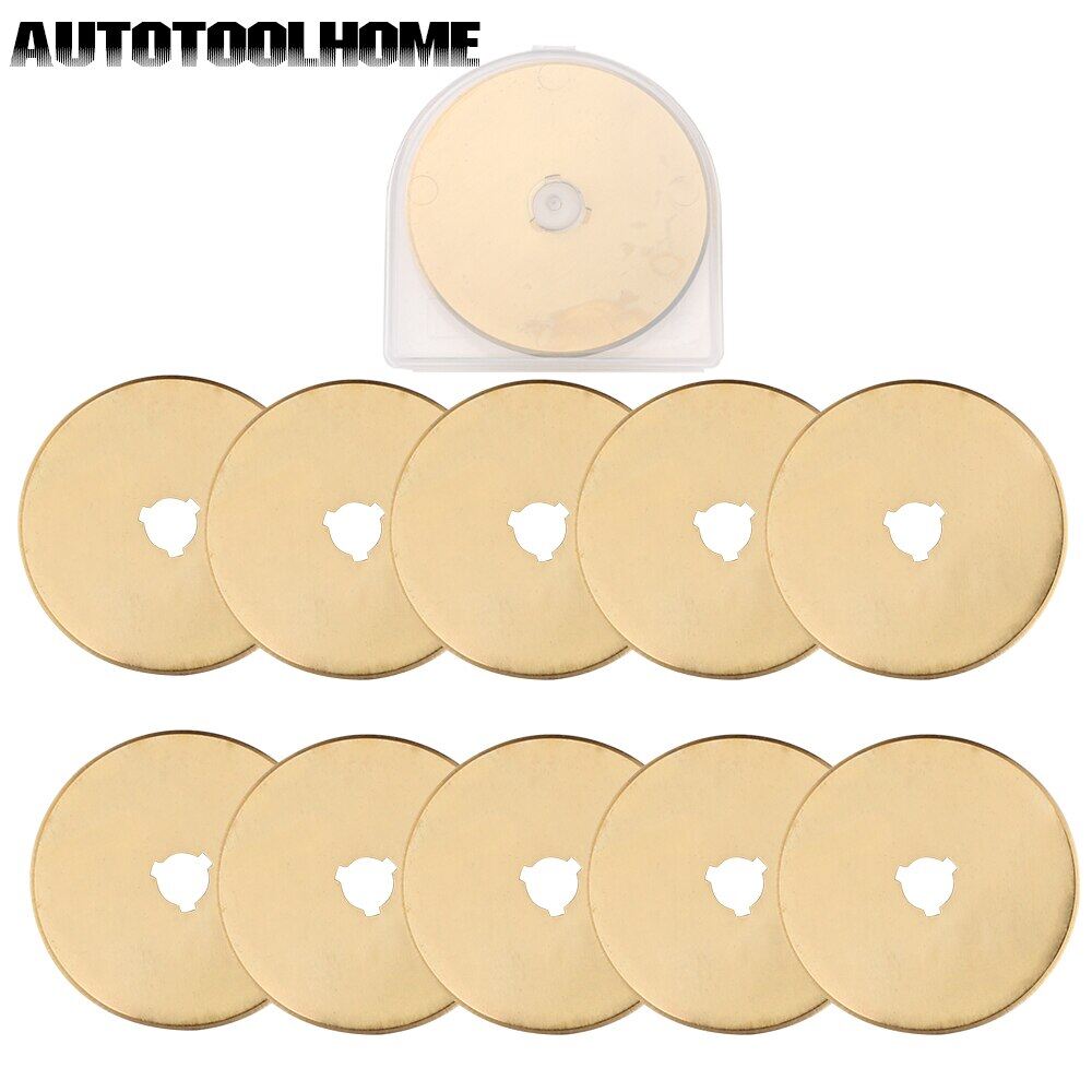 10pcs titanium rotary cutter blades 28mm 45mm 60mm fabric paper sks-7 quilting sewing supplies for olfa rotay cutter you deserve it