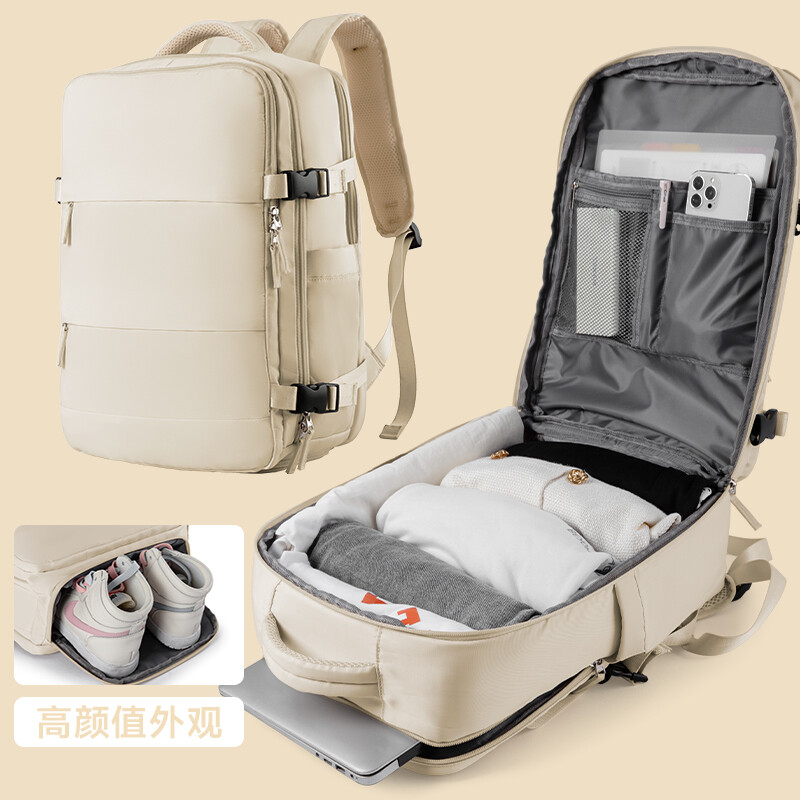 MOYYI Travel Backpack Female Travel Short-distance Business Trip Luggage Trolley Bag Carry On Backpack Waterproof Outdoor Sports Backpack