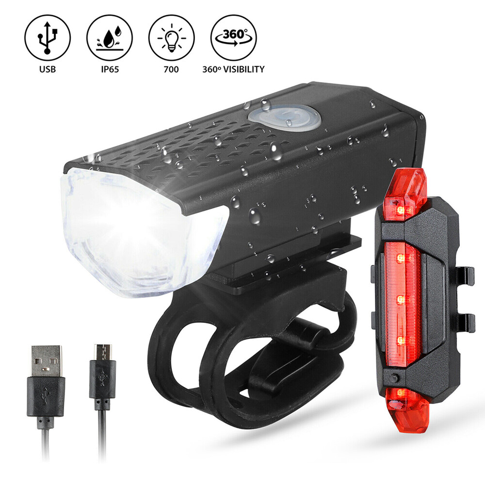 HOME MI Cycling Headlight Waterproof Bike Light Bicycle LED Light USB Rechargeable LED Bicycle Lamp MTB Road Bike Front Flashlight