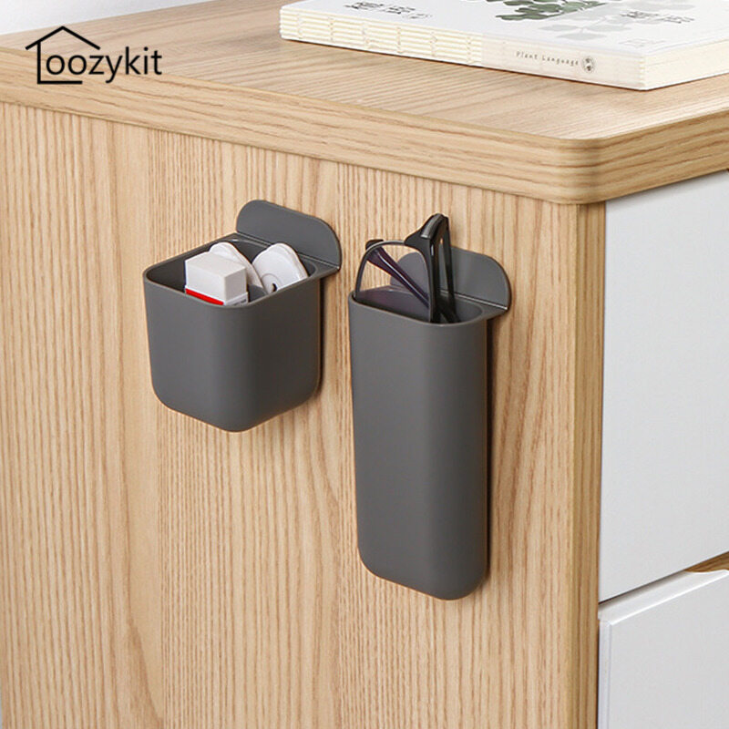Loozykit Pen Stationery Storage Box Hidden Table Under Paste Desk Drawer Organizer
