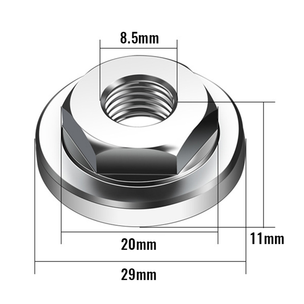 2Pcs Hex Nut Set Tools Replacement Angle Grinder Nuts For Angle Grinder Modification Accessories