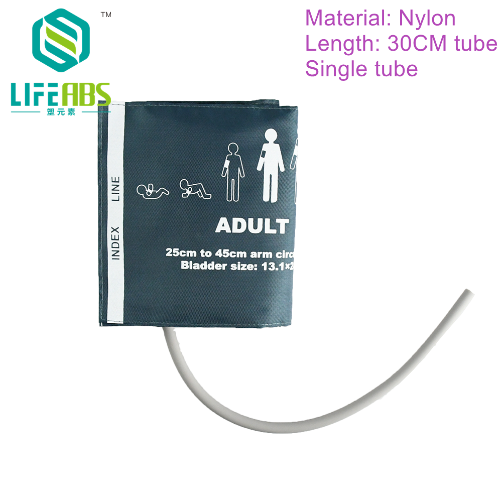Lot De 5 Brassards Adultes Réutilisables CONTEC/Mindray - Taille 25-35 Cm, Pour Mesure NIBP, Neufs
