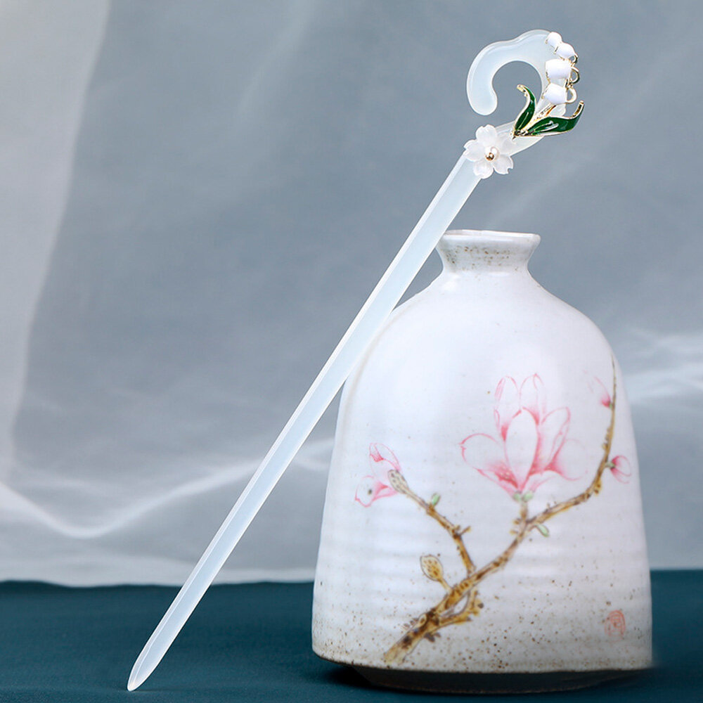 New Chinese Style Lily of the Valley Hairpin Tassel Step Shaking Ancient Style Classical Hairpin