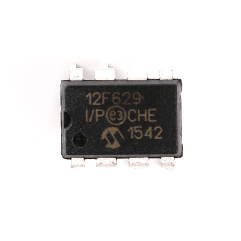 5PCS New original PIC12F629-I/P PIC12F629 8-bit flash microcontroller chip IC plug-in packaging DIP-8