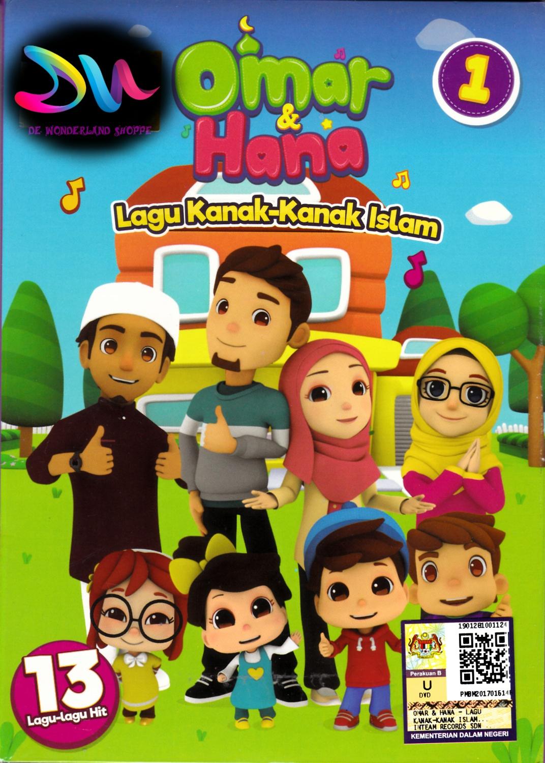 Omar Hana Lagu Kanak Kanak Islam 13 Lagu Lagu Hit Vol 1 Dvd Children Song Lazada