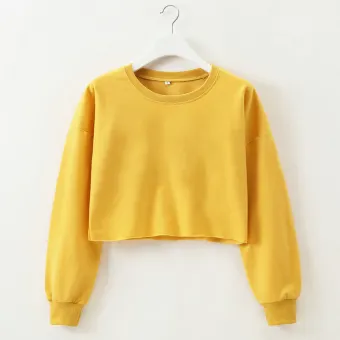 lazada crop top hoodie