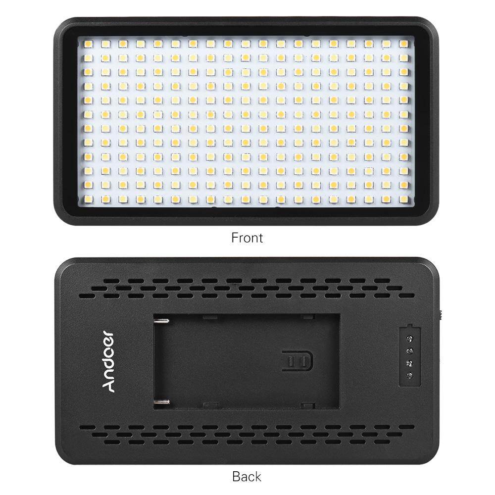 Andoer Siêu Mỏng 3200K/6000K Dimmable Studio Video Nhiếp Ảnh LED Light Bảng Điều Chỉnh Đèn 228 Cái Hạt Cho Canon Nikon DSLR Máy Ảnh DV Máy Quay Phim