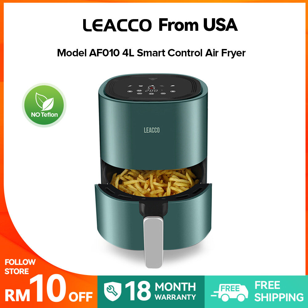 Leacco Digital Air Fryer 4L Large Capacity AF010 Touch Control Oilfree
