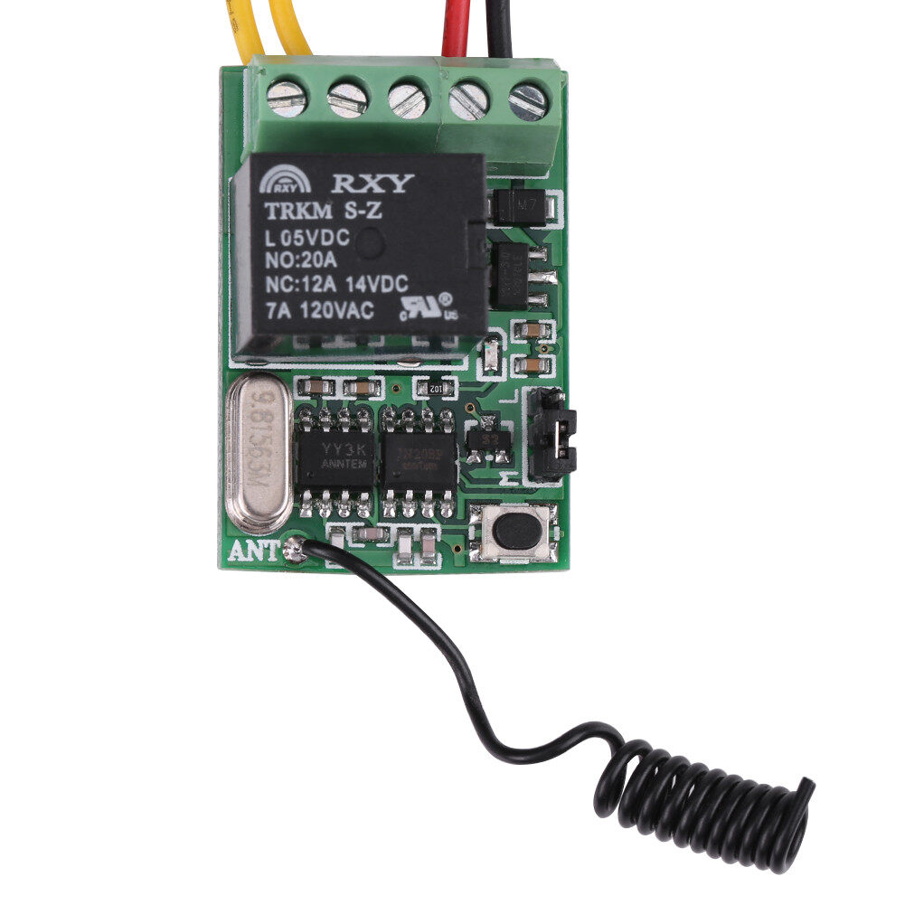 DC 4V 5V 6V 7.4V 9V 12V Wireless Relay Remote Control One Key Switch Receiver + Transmitter