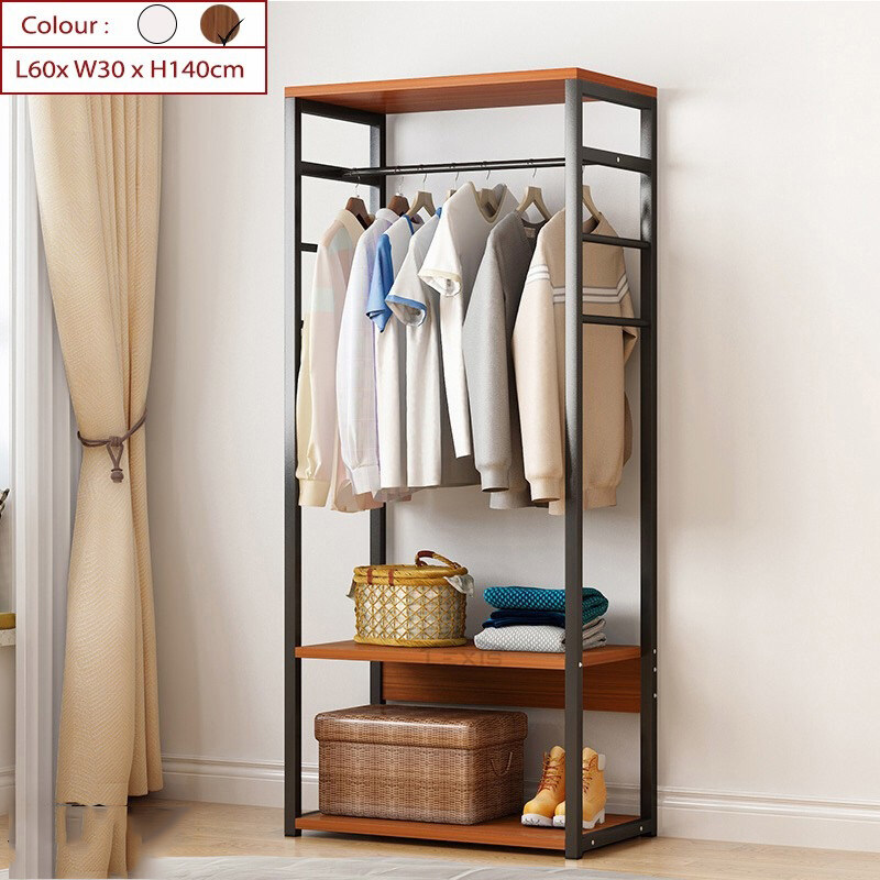 BMZARSimply Cloth Wardrobe with Hook Hanger Multipurpose