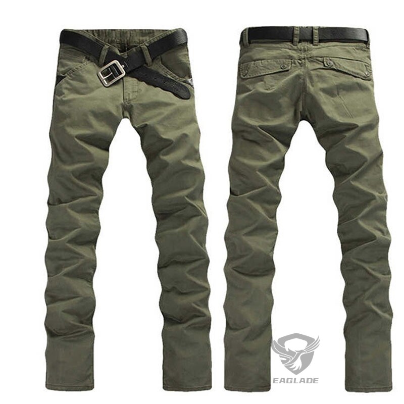 1P- cargo pants men 135/28-40 slim fit 100% cotton multi pockets hiking pants tactical pants training pants army pants men Military pants outdoor pants