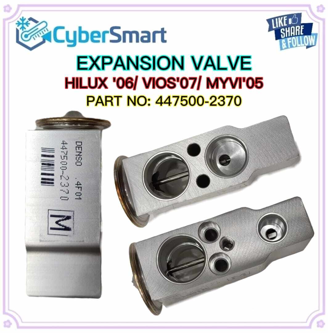EXPANSION VALVE ORIGINAL TOYOTA HILUX VIGO '2006/ VIOS '07/ MYVI '05/ DENSO SYSTEM PART NO