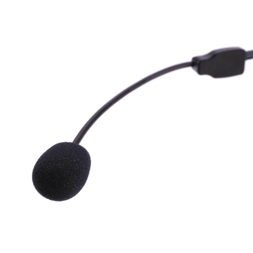 3.5mm Plug Guide Lecture Speech Headset Mic Voice Amplifiers Portable Guide Lecture Speech Microphone Lightweight Over Head for Teaching Meeting