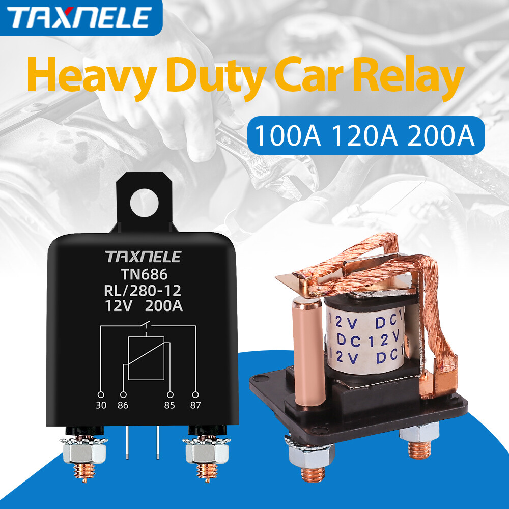 High Current Relay Starting relay 200A 120A 100A 12V 24V Power