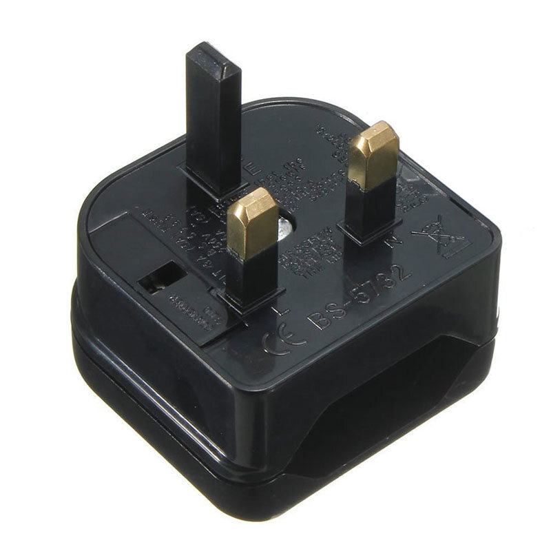 New European Euro EU 2 Pin to UK 3Pin Power Socket Travel Plug Adapter Converter