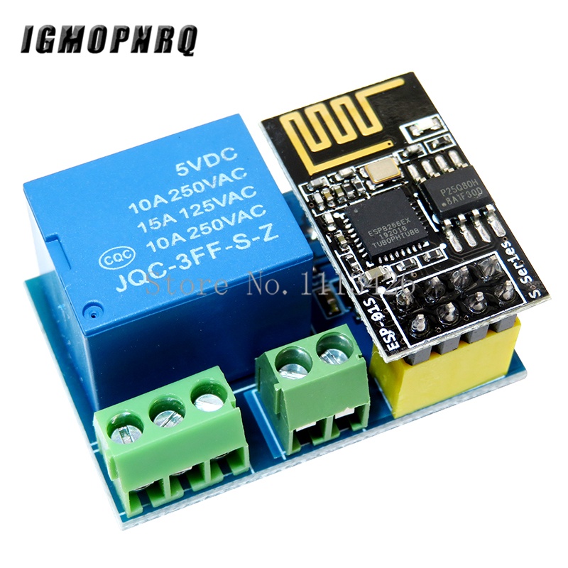 Esp8266 ESP-01S 5V Module chuyển tiếp wifi Điều Nhà Thông Minh Công tắc điều khiển từ xa cho ứng dụng điện thoại esp01s mô-đun wifi không dây