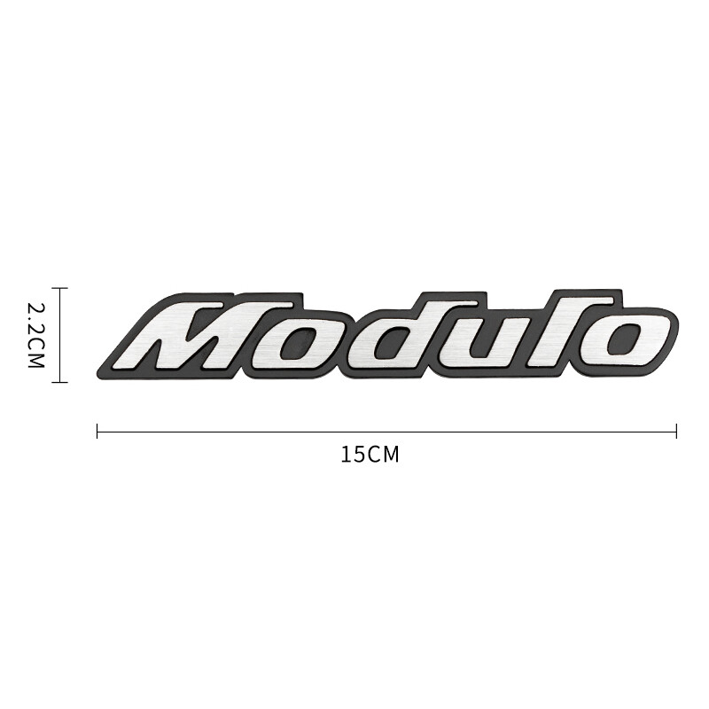 Modulo Sport Emblem Stickers Performance Edition Rear Trunk Badge For ...