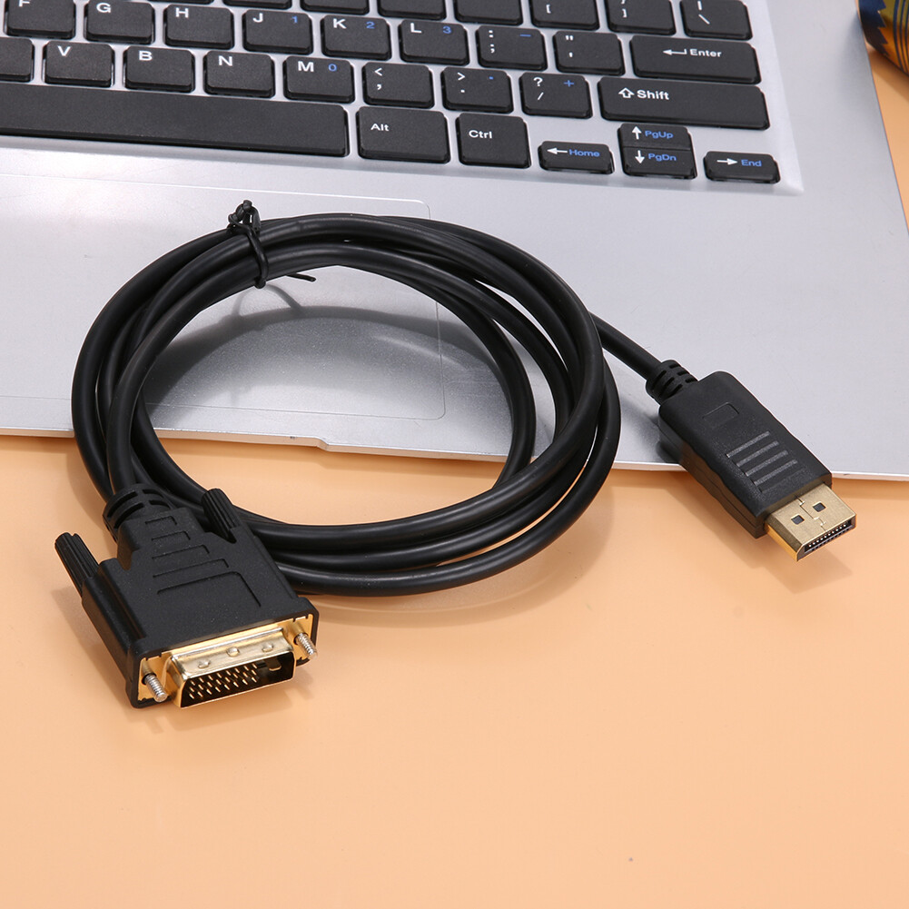 1.8m Thunderbolt 1080P Supported DisplayPort to DVI Adapter Cable