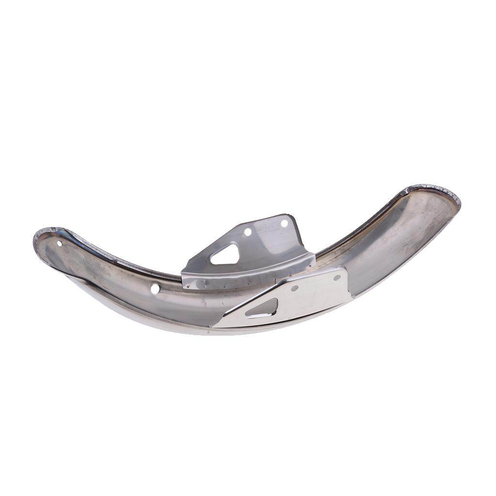 Gazechimp Stainless Steel Front Fender Mudguard Direct Replacement for Honda CG125