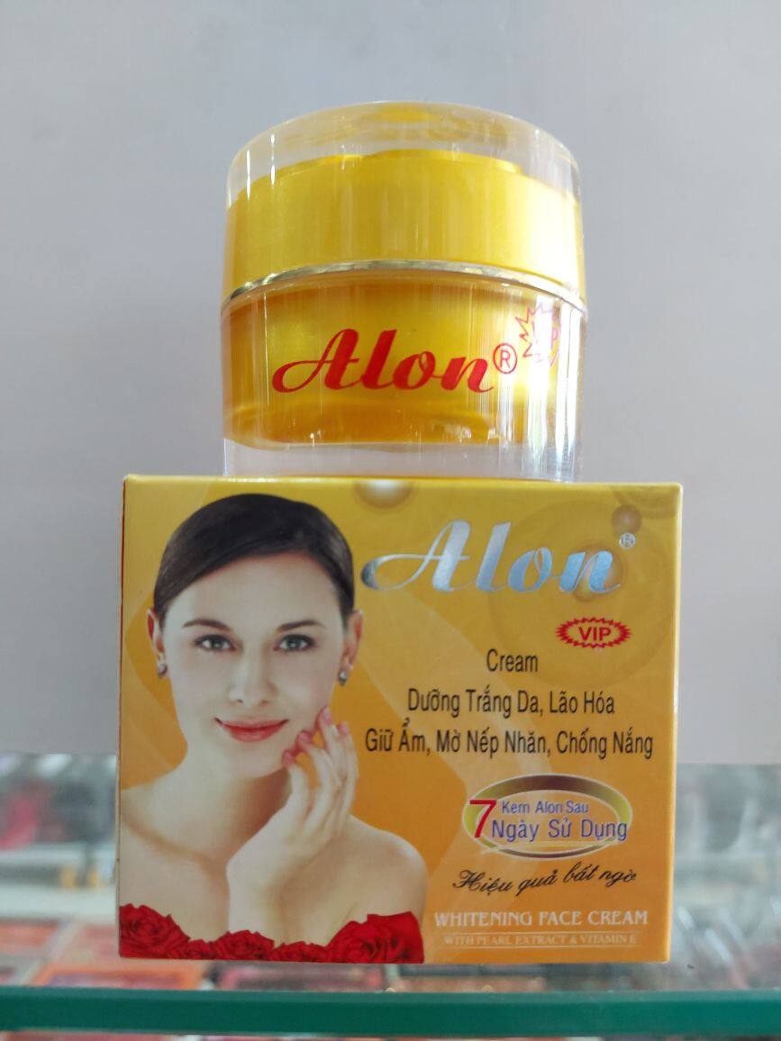 Kem alon dưỡng trắng, lão hóa giữ ẩm, mờ nếp nhăn,chống nắng 15g - alonv