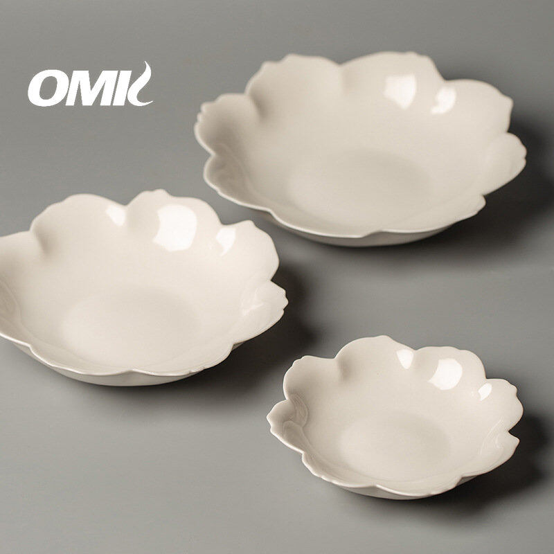 OMK Japanese style tableware set ceramic dinner plate salad bowl