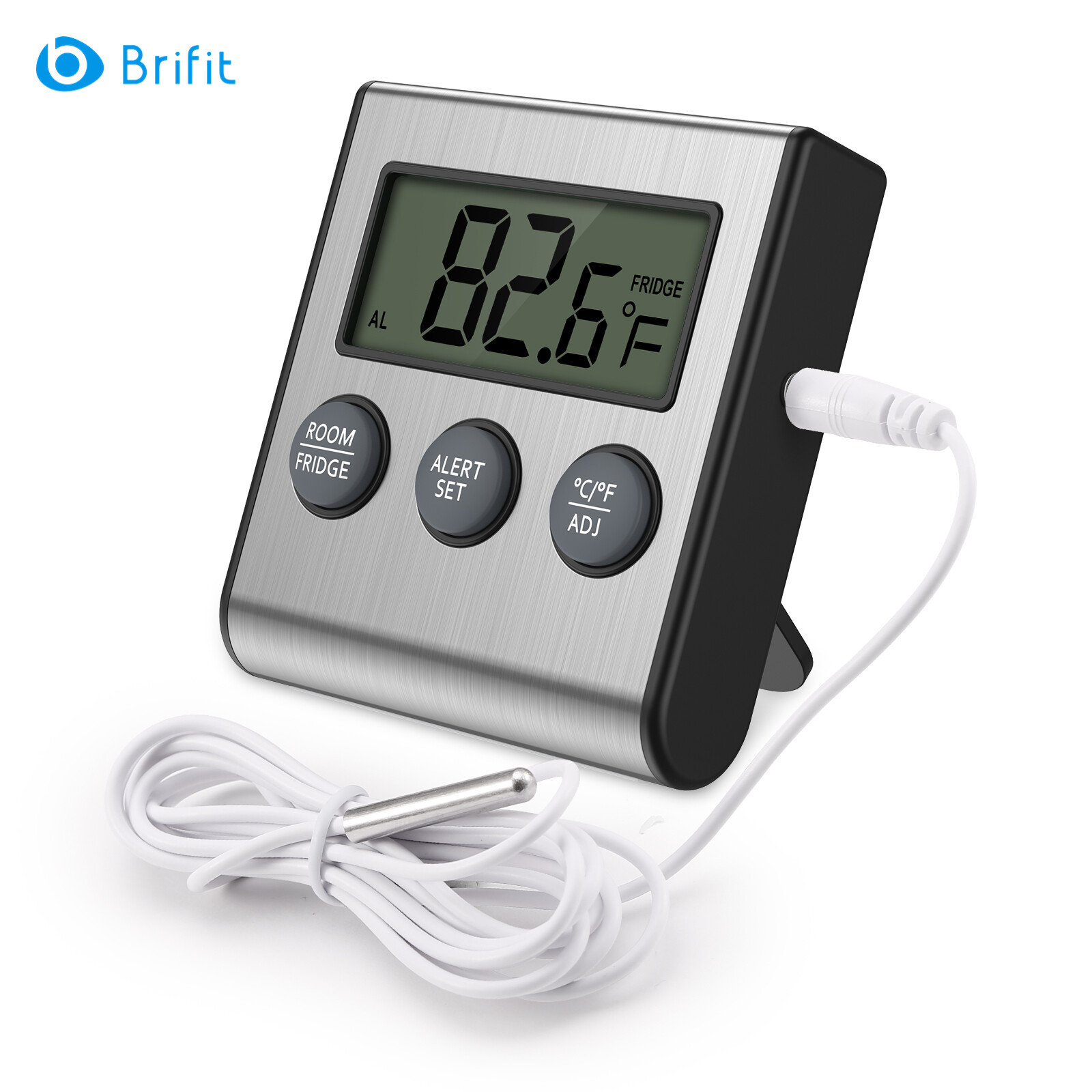 Brifit Digital refrigerator thermometer, room thermometer, freezer