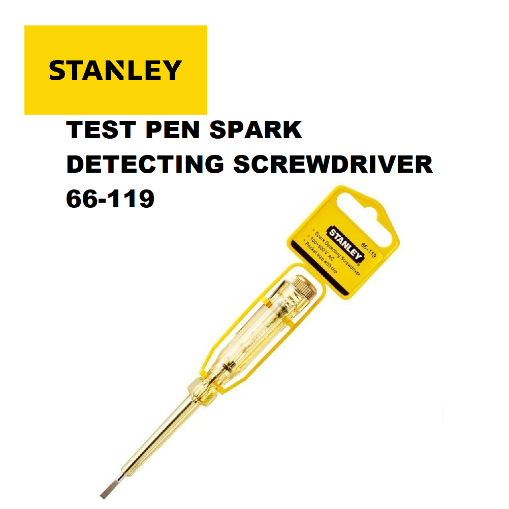 STANLEY SPARK DETECTING SCREWDRIVER 66119 Lazada