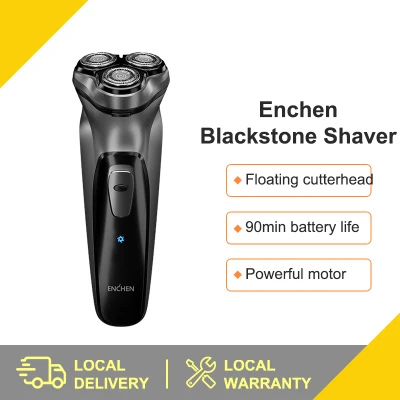 [24h Shipping] Xiaomi Enchen Electric Face Shaver BlackStone 3D Electric Shaver For Men Washable USB Rechargeable Beard Machine Shaver