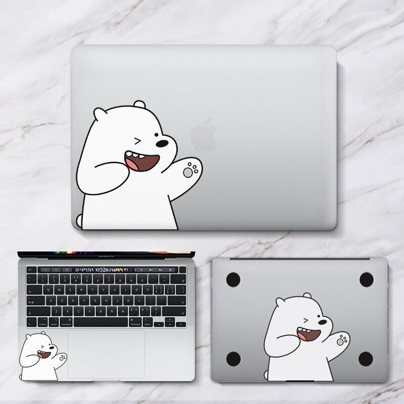 Cute Decal Sticker for Macbook Air 13 M1 a2337 A2681 Air 13.6 2022 M2 Pro13.3 2022 M2 Protective Notebook Cover Vinyl Skins for Pro 15 16 inch a2338 a1466 a1278