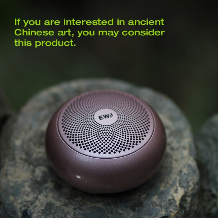 EWA Loa Bluetooth A110mini Âm Trầm Công Suất Lớn Kích Thước Nhỏ, Công Nghệ Bluetooth TWS, Hỗ Trợ TF