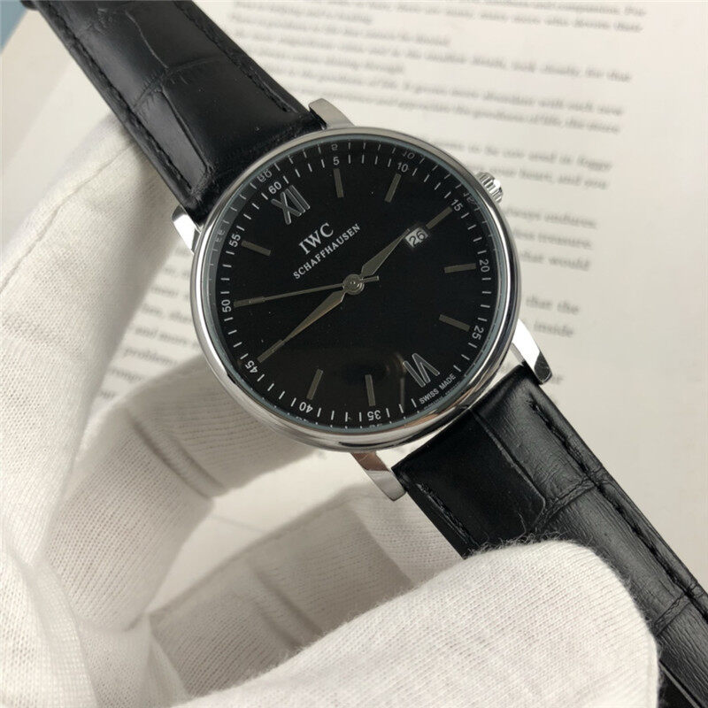 Original IWCs Watch For Men And Women 2020 Luxury Fashion Casual Watch Quartz Watches Simple Watches Genuine Leather Auto Date Analog Watch Malaysia