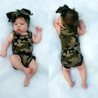 baby camo jumpsuit