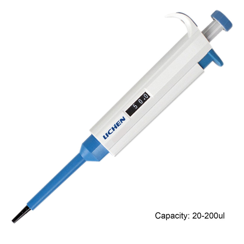 20uL-200uL สูง-แม่นยำ Single-Channel ปรับได้หลังจากปิเปตต์เสียงปรับได้ ...