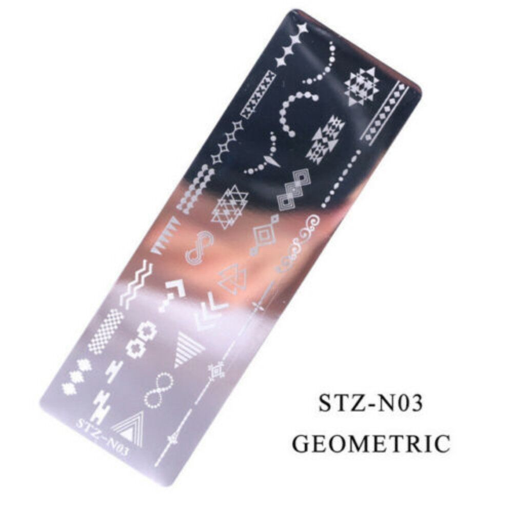 3d diy nail art stamping plates nail stamper tool