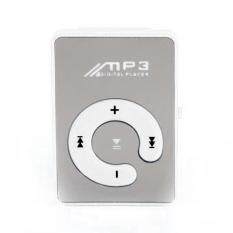 Sen®Thời Trang Gương Mini Bề Mặt Thể Thao Clip MP3 Âm Nhạc Máy Nghe Nhạc Hỗ Trợ TF Thẻ