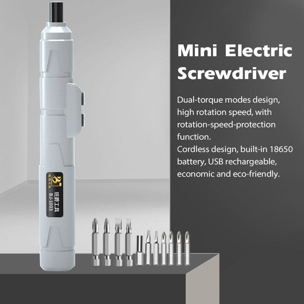 KKmoon Cordless USB Rechargeable Electric Screwdriver Mini Power Tool Multifunction Screw Driver for Repairing Clock Electronic Device
