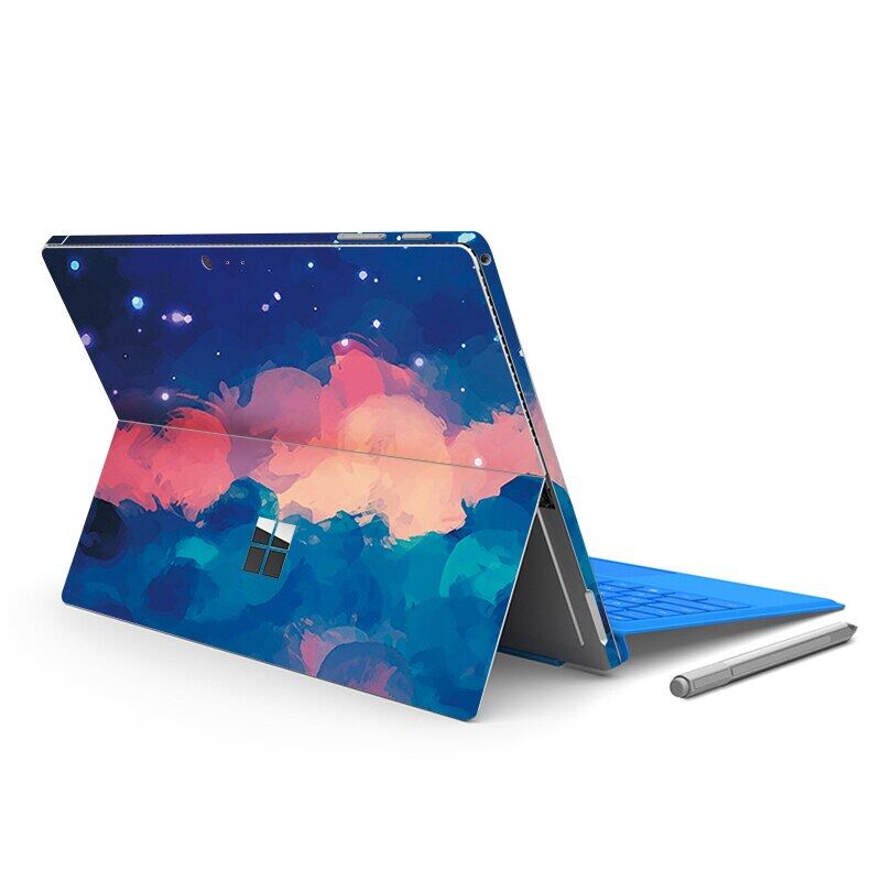 Color printing pattern vinyl Sticker for Microsoft Surface Pro 7/6/5/4/3/8/9 Surface pro X GO 2 Back Cover Body Decal Skin Protector
