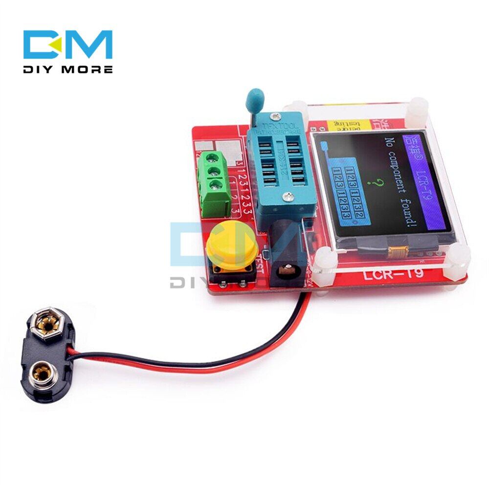 diymore LCR-T9 Máy Đo Bóng Bán Dẫn Đa Chức Năng Máy Kiểm Tra Hiển Thị Đồ Họa TFT Đo Điện Dung Đi-ốt Linh Kiện Điện Tử Công Nghiệp