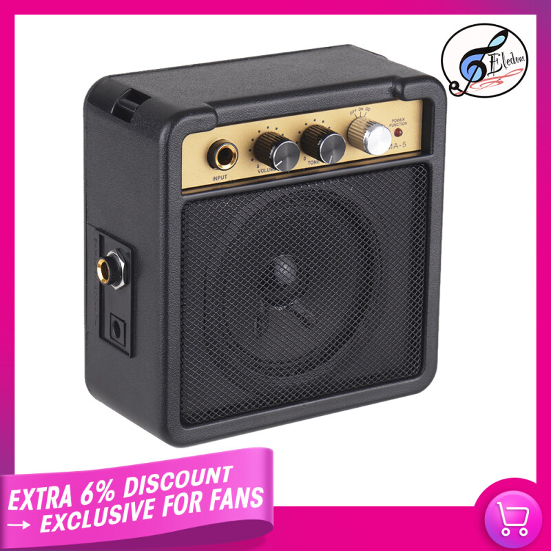 Loa Bộ Khuếch Đại Guitar Mini 5W Bộ Khuếch Đại Công Suất, Với 6.35 Mm Đầu Vào 1/4 Inch Đầu Ra Tai Nghe, Hỗ Trợ Điều Chỉnh Âm Lượng Tốc Độ